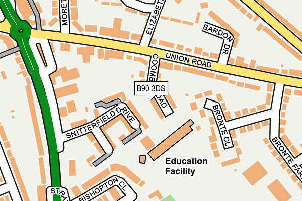 B90 3DS map - OS OpenMap – Local (Ordnance Survey)