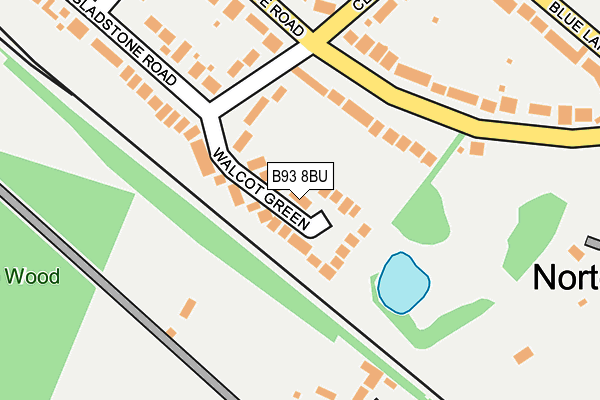 B93 8BU map - OS OpenMap – Local (Ordnance Survey)