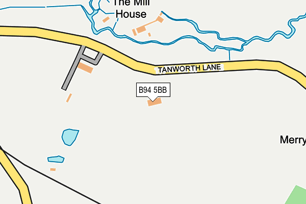 B94 5BB map - OS OpenMap – Local (Ordnance Survey)