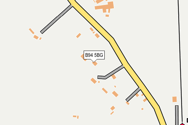 B94 5BG map - OS OpenMap – Local (Ordnance Survey)