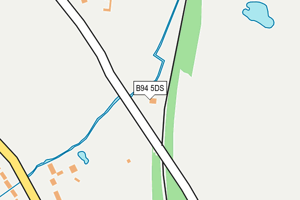 B94 5DS map - OS OpenMap – Local (Ordnance Survey)