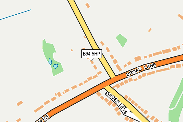 B94 5HP map - OS OpenMap – Local (Ordnance Survey)