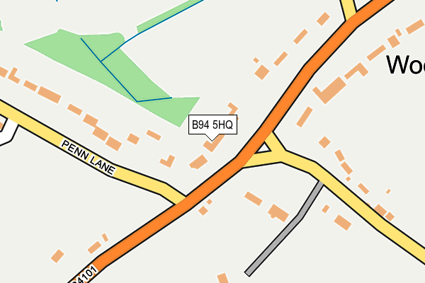 B94 5HQ map - OS OpenMap – Local (Ordnance Survey)