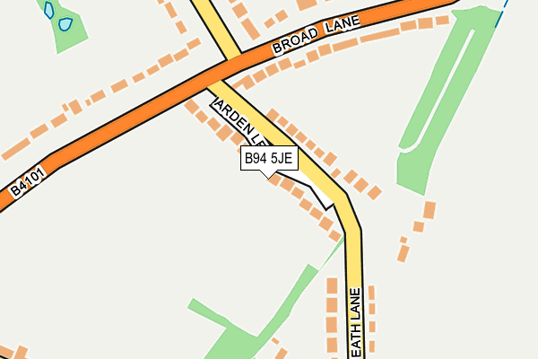B94 5JE map - OS OpenMap – Local (Ordnance Survey)