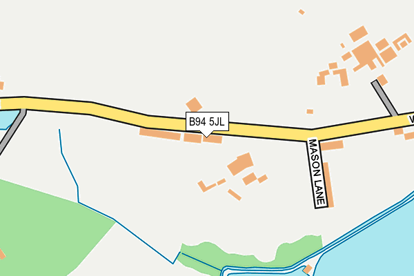 B94 5JL map - OS OpenMap – Local (Ordnance Survey)