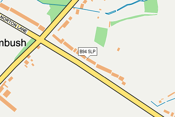 B94 5LP map - OS OpenMap – Local (Ordnance Survey)