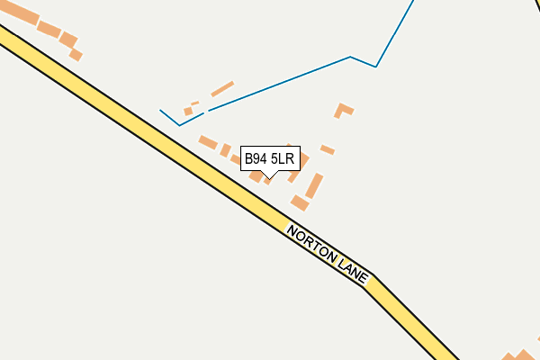 B94 5LR map - OS OpenMap – Local (Ordnance Survey)