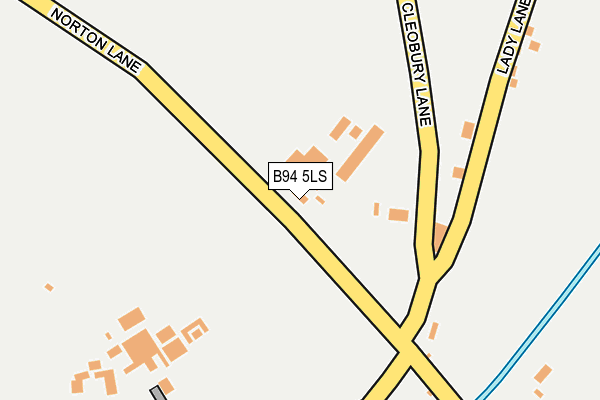 B94 5LS map - OS OpenMap – Local (Ordnance Survey)