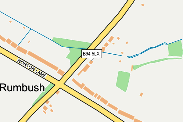 B94 5LX map - OS OpenMap – Local (Ordnance Survey)