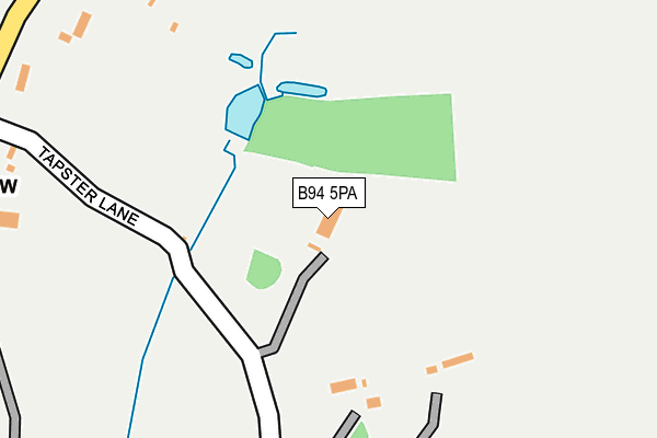 B94 5PA map - OS OpenMap – Local (Ordnance Survey)