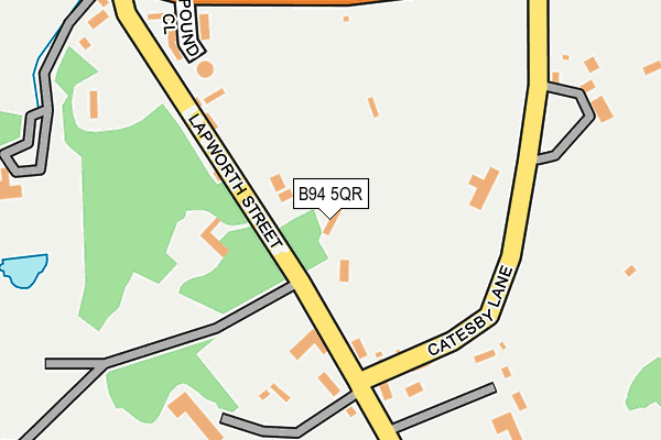 B94 5QR map - OS OpenMap – Local (Ordnance Survey)