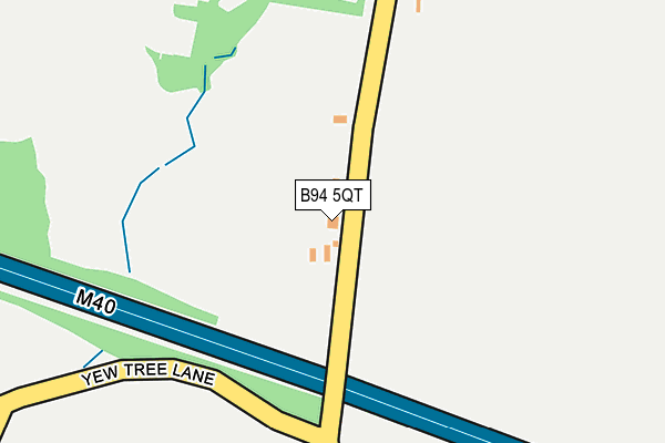 B94 5QT map - OS OpenMap – Local (Ordnance Survey)