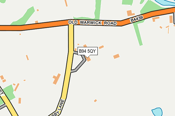 B94 5QY map - OS OpenMap – Local (Ordnance Survey)
