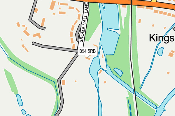 B94 5RB map - OS OpenMap – Local (Ordnance Survey)