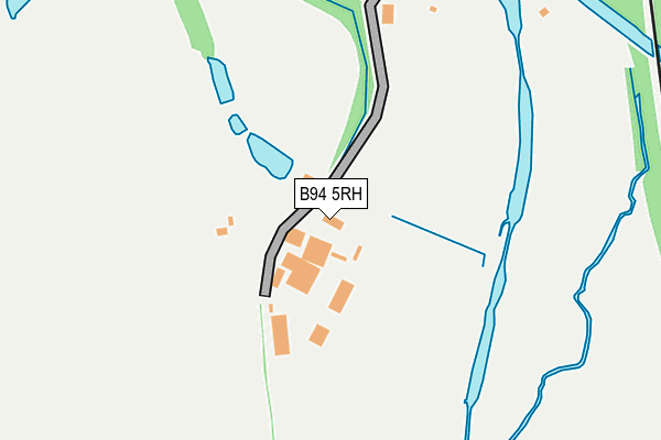 B94 5RH map - OS OpenMap – Local (Ordnance Survey)