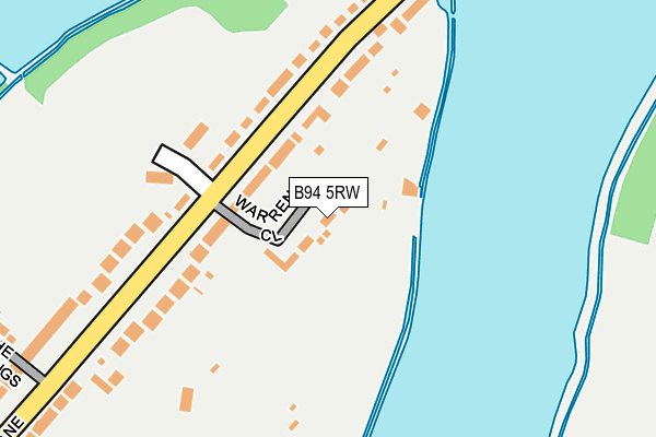 B94 5RW map - OS OpenMap – Local (Ordnance Survey)