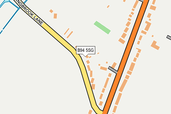 B94 5SG map - OS OpenMap – Local (Ordnance Survey)