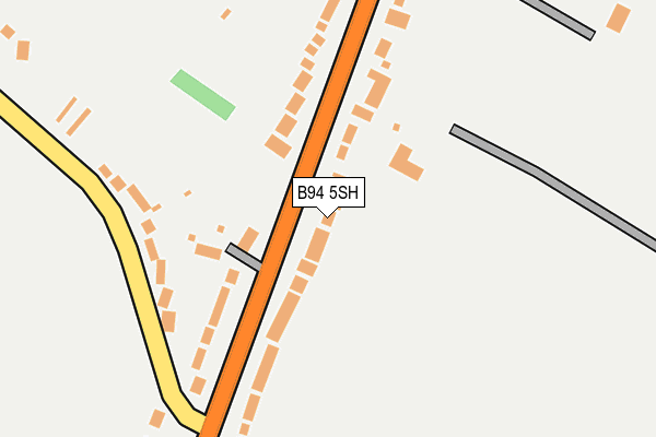 B94 5SH map - OS OpenMap – Local (Ordnance Survey)