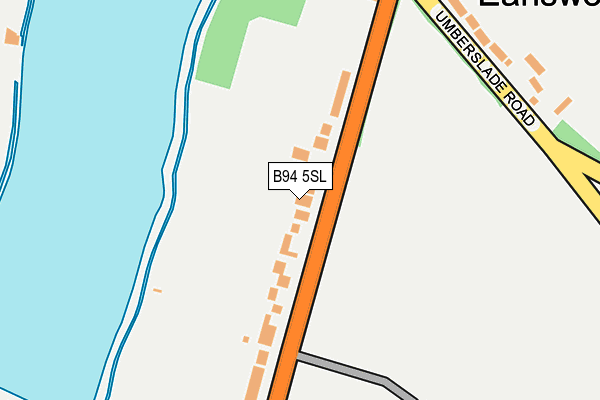 B94 5SL map - OS OpenMap – Local (Ordnance Survey)