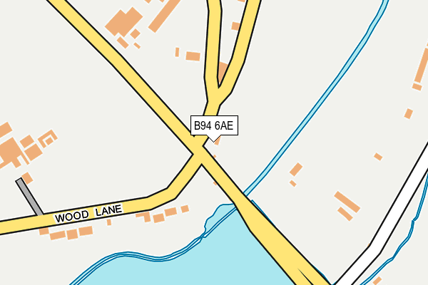 B94 6AE map - OS OpenMap – Local (Ordnance Survey)