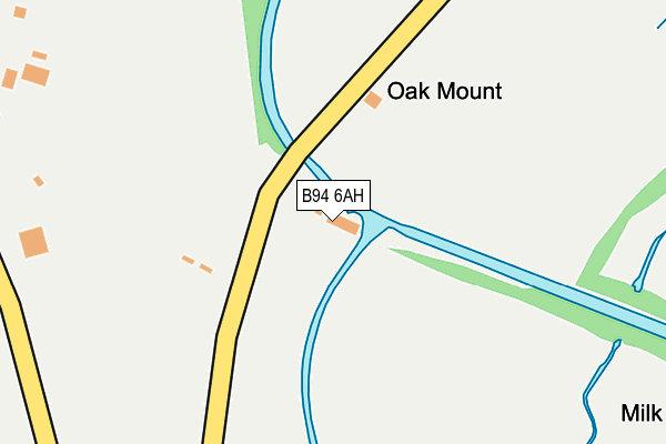 B94 6AH map - OS OpenMap – Local (Ordnance Survey)