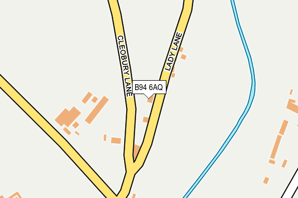 B94 6AQ map - OS OpenMap – Local (Ordnance Survey)