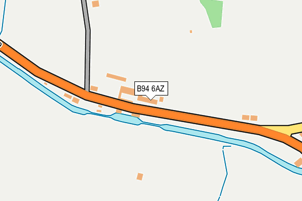 B94 6AZ map - OS OpenMap – Local (Ordnance Survey)