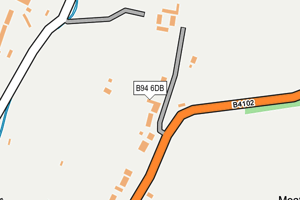 B94 6DB map - OS OpenMap – Local (Ordnance Survey)