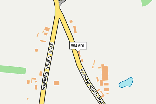 B94 6DL map - OS OpenMap – Local (Ordnance Survey)