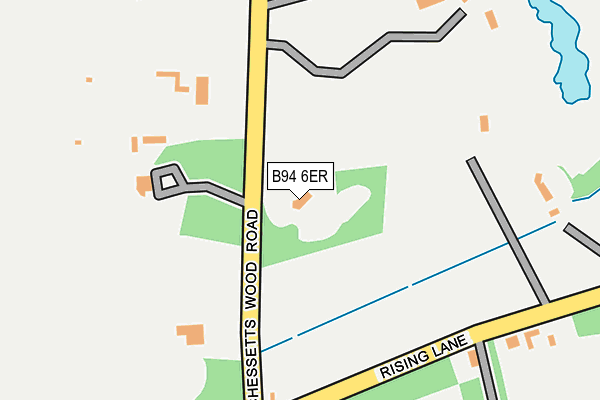 B94 6ER map - OS OpenMap – Local (Ordnance Survey)