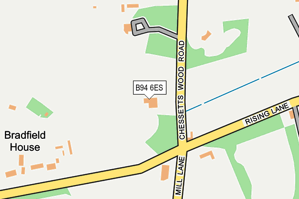 B94 6ES map - OS OpenMap – Local (Ordnance Survey)