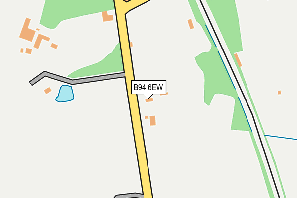 B94 6EW map - OS OpenMap – Local (Ordnance Survey)
