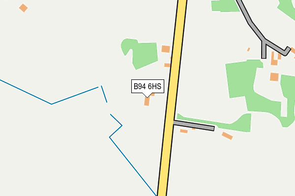 B94 6HS map - OS OpenMap – Local (Ordnance Survey)