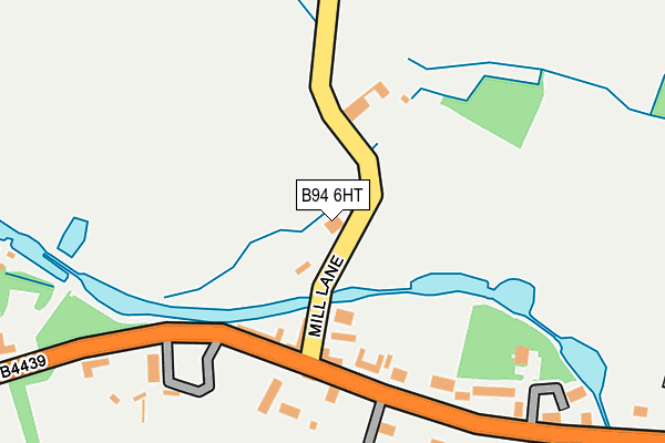 B94 6HT map - OS OpenMap – Local (Ordnance Survey)