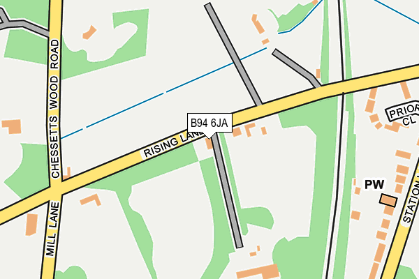 B94 6JA map - OS OpenMap – Local (Ordnance Survey)
