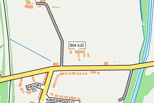 B94 6JD map - OS OpenMap – Local (Ordnance Survey)