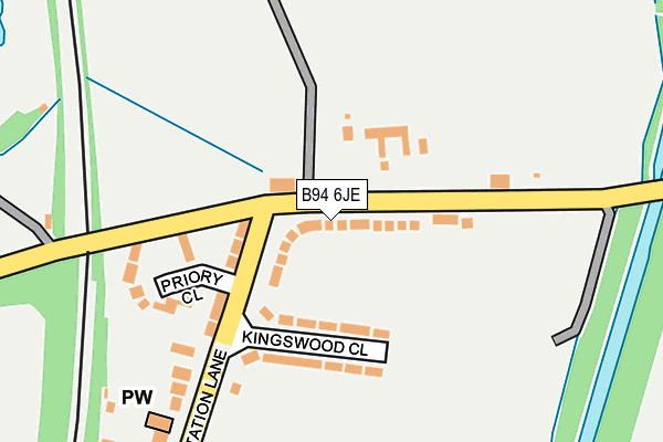 B94 6JE map - OS OpenMap – Local (Ordnance Survey)