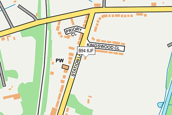 B94 6JF map - OS OpenMap – Local (Ordnance Survey)