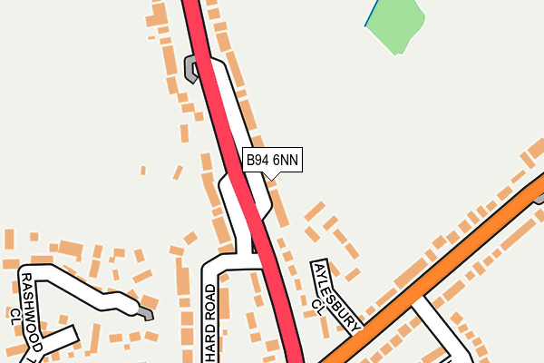 B94 6NN map - OS OpenMap – Local (Ordnance Survey)