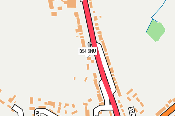 B94 6NU map - OS OpenMap – Local (Ordnance Survey)