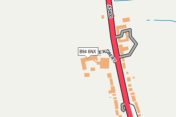B94 6NX map - OS OpenMap – Local (Ordnance Survey)