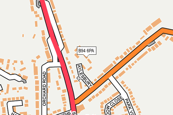 B94 6PA map - OS OpenMap – Local (Ordnance Survey)
