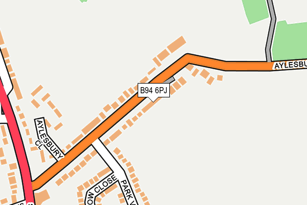 B94 6PJ map - OS OpenMap – Local (Ordnance Survey)