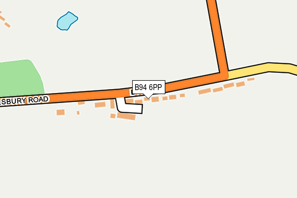 B94 6PP map - OS OpenMap – Local (Ordnance Survey)