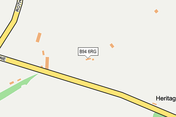 B94 6RG map - OS OpenMap – Local (Ordnance Survey)