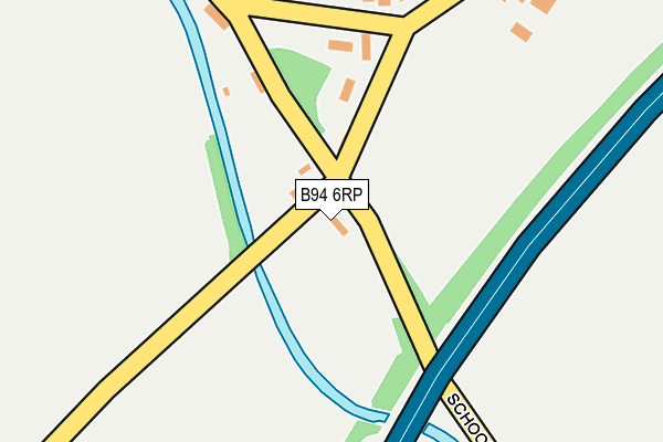B94 6RP map - OS OpenMap – Local (Ordnance Survey)