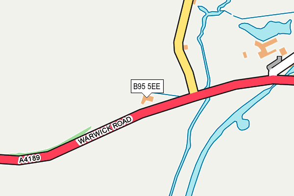 B95 5EE map - OS OpenMap – Local (Ordnance Survey)