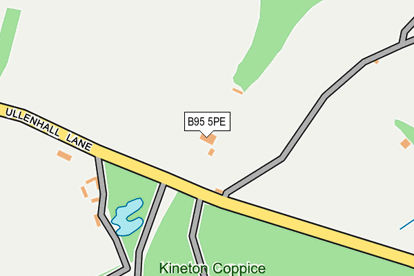 B95 5PE map - OS OpenMap – Local (Ordnance Survey)