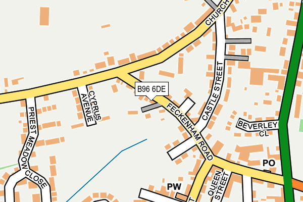 B96 6DE map - OS OpenMap – Local (Ordnance Survey)