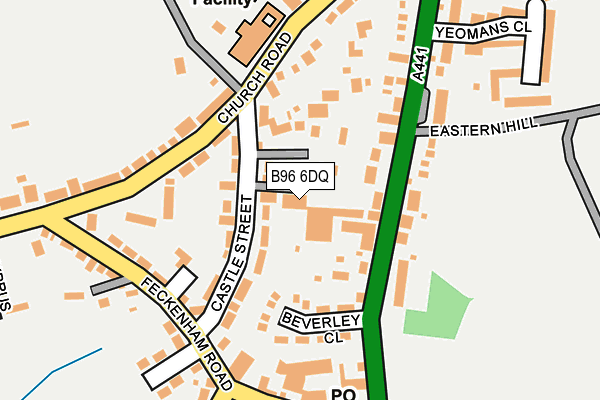 B96 6DQ map - OS OpenMap – Local (Ordnance Survey)